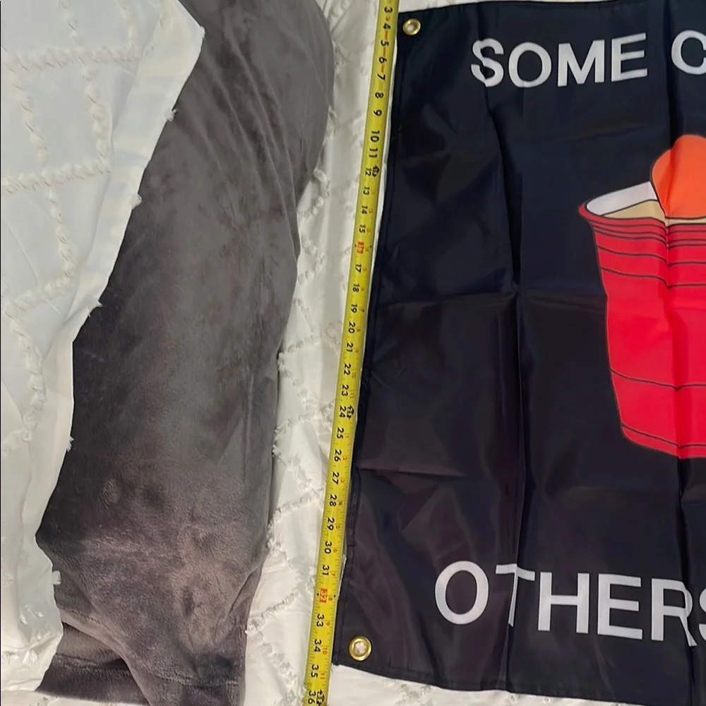 Beer Pong Banner with Red Cups Design new